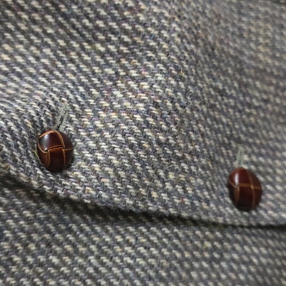 VonFurstenberg Prince Egon Collection Mens Wool Blazer Sports Coat Gray/Tan 40R - Picture 3 of 15